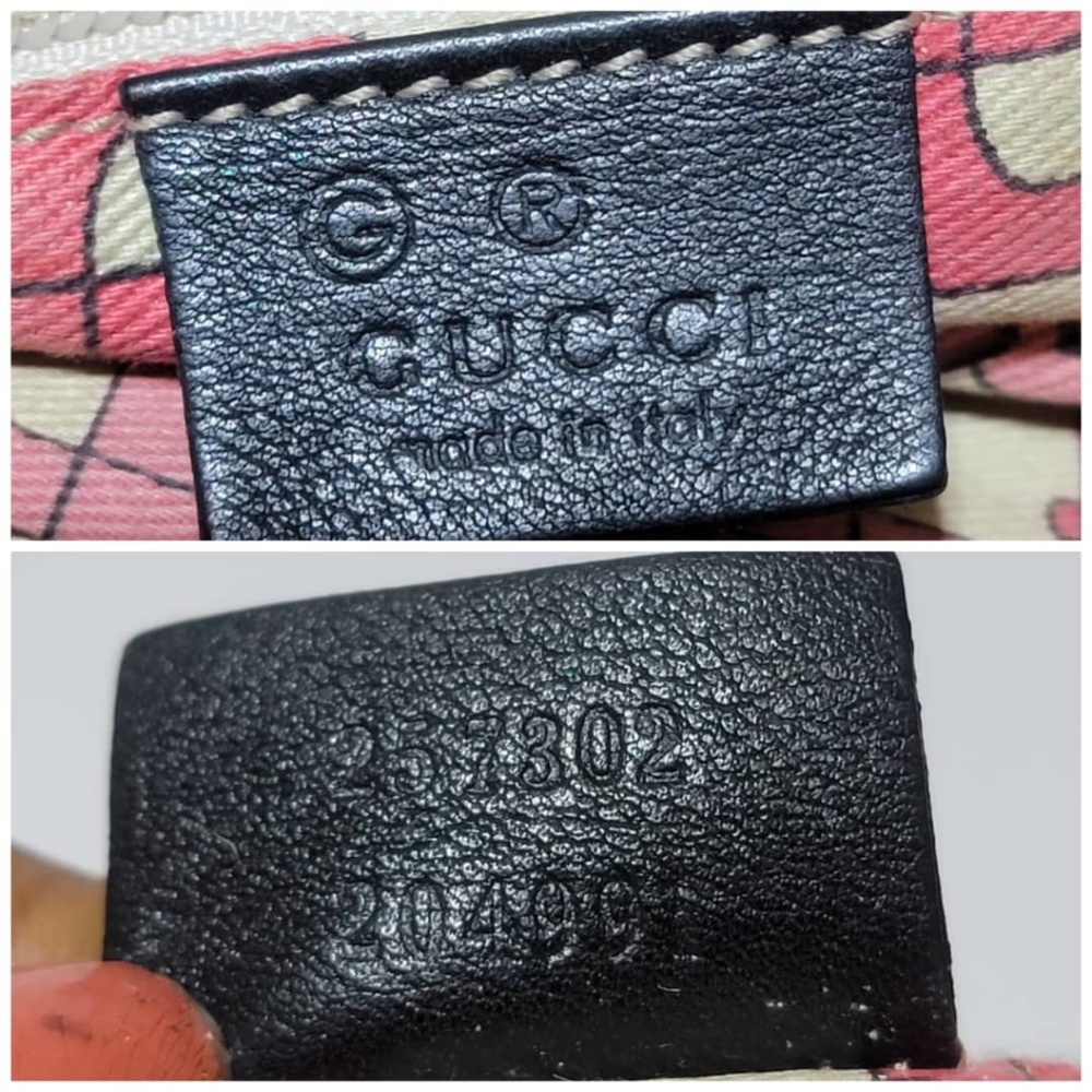 Authentic Gucci GG Nylon Canvas Tote Bag Black - Picture 8 of 14